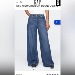 GAP Flare Wide-Leg Denim Jeans